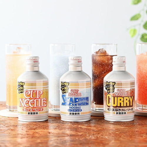 日清食品真是 奇葩食物制作機 ,這次居然研發(fā) 泡面口味汽水